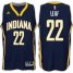Indiana Pacers #22 T.J. Leaf Road Navy New Swingman Stitched NBA Jersey