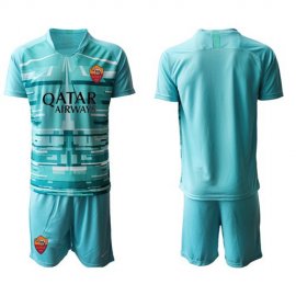 Roma Blank Blue Goalkeeper Soccer Club Jersey