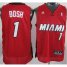 Revolution 30 Miami Heat 1 Chris Bosh Red Swingman Jersey Cheap