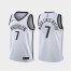 Brooklyn Nets #7 Kevin Durant BLM 2020 Jersey White