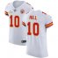 Nike Kansas City Chiefs #10 Tyreek Hill White Mens Super Bowl LV Bound Stitched NFL New Elite Jersey