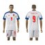 Czech #9 Zahustel Away Soccer Country Jersey