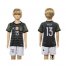Germany #13 Muller Away Kid Soccer Country Jersey