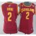 Cheap Women Cleveland Cavaliers #2 Kyrie Irving Red Swingman NBA Jerseys