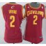 Cheap Women Cleveland Cavaliers #2 Kyrie Irving Red Swingman NBA Jerseys