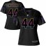 Nike New York Giants #44 Doug Kotar Black Womens NFL Fashion Game Jersey