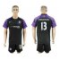 Chelsea #13 Courtois Black Goalkeeper Soccer Club Jersey