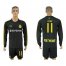Dortmund #11 Reus Away Long Sleeves Soccer Club Jersey