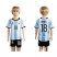 Argentina #18 Correa Home Kid Soccer Country Jersey
