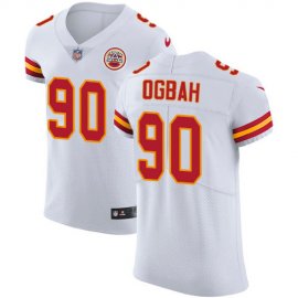 Nike Kansas City Chiefs #90 Emmanuel Ogbah White Mens Stitched NFL Vapor Untouchable Elite Jersey