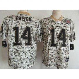 Nike Cincinnati Bengals #14 Andy Dalton Camo Mens Stitched NFL Elite USMC Jersey