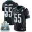Nike Philadelphia Eagles #55 Brandon Graham Black Alternate Super Bowl LII Champions Mens Stitched NFL Vapor Untouchable Limited Jersey
