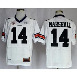 Auburn Tigers 14 Nick Marshall White College Football Authentic NCAA Jerseys