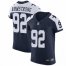 Nike Dallas Cowboys #92 Dorance Armstrong Navy Blue Thanksgiving Mens Stitched NFL Vapor Untouchable Throwback Elite Jersey