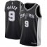 Mens Nike San Antonio Spurs #9 Tony Parker Black NBA Swingman Jersey