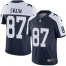 Nike Dallas Cowboys #87 Geoff Swaim Navy Blue Thanksgiving Mens Stitched NFL Vapor Untouchable Limited Throwback Jersey