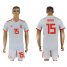 Spain #15 Ramos Away Soccer Country Jersey