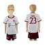 Bayern Munchen #23 Vidal SEC Away Kid Soccer Club Jersey