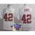 Alabama Crimson Tide 42 Eddie Lacy White College Football NCAA Jersey 2014 All State Sugar Bowl Game Patch