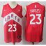 Mens Nike Toronto Raptors #23 Fred VanVleet Red Basketball Swingman Earned Edition Jersey