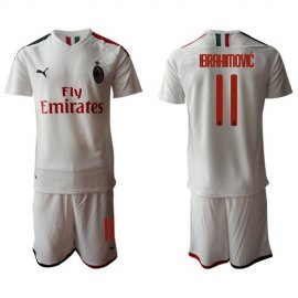 AC Milan #11 Brahimovic Away Soccer Club Jersey