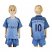Manchester City #10 Kun Aguero Home Kid Soccer Club Jersey