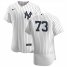 New York Yankees #73 Michael King Mens Nike White Navy Home 2020 Authentic Player MLB Jersey