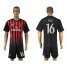 AC Milan #16 Poli Home Soccer Club Jersey
