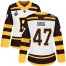 Adidas Boston Bruins #47 Torey Krug White Authentic 2019 Winter Classic Stanley Cup Final Bound Womens Stitched NHL Jersey
