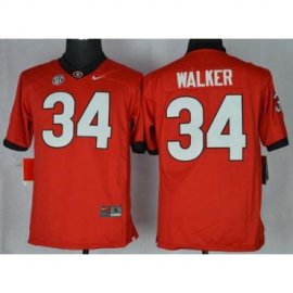 Youth Georgia Bulldogs #34 Herschel Walker Red Stitched NCAA Jersey
