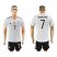 Germany #7 Schweinsteiger White Home Soccer Country Jersey