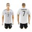 Germany #7 Schweinsteiger White Home Soccer Country Jersey