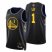 Golden State Golden State Warriors #1 Damion Lee Youth Nike Black Swingman 2022 NBA Finals City Edition Jersey Youth