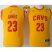 Youth Cavaliers #23 LeBron James Gold The Finals Patch Stitched NBA Jersey