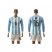 Argentina #16 Rojo Home Long Sleeves Soccer Country Jersey