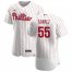 Philadelphia Phillies #55 Ranger Suarez Mens Nike White Home 2020 Authentic Player MLB Jersey