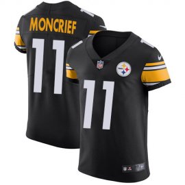 Nike Pittsburgh Steelers #11 Donte Moncrief Black Team Color Mens Stitched NFL Vapor Untouchable Elite Jersey