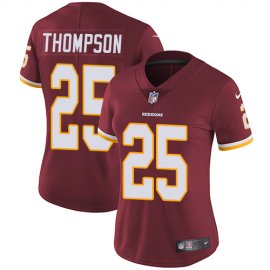 Nike Washington Football Team #25 Chris Thompson Burgundy Red Team Color Womens Stitched NFL Vapor Untouchable Limited Jersey
