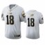 Los Angeles Rams #18 Cooper Kupp Mens Nike White Golden Edition Vapor Limited NFL 100 Jersey