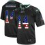 Nike New York Jets #14 Sam Darnold Black Mens Stitched NFL Elite USA Flag Fashion Jersey