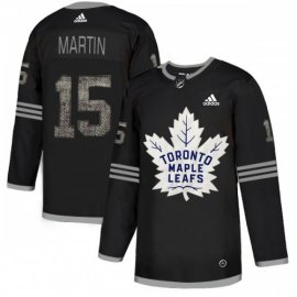 Adidas Toronto Maple Leafs #15 Matt Martin Black Authentic Classic Stitched NHL Jersey