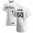 Colorado Rockies #60 Mychal Givens Mens Nike White Home 2020 Authentic Player MLB Jersey