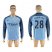 Manchester City #28 Denayer Home Long Sleeves Soccer Club Jersey