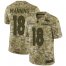 Nike Denver Broncos #18 Peyton Manning Camo Mens Stitched NFL Limited 2018 Salute To Service Jersey
