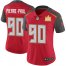 Nike Tampa Bay Buccaneers #90 Jason Pierre-Paul Red Team Color Womens Super Bowl LV Champions Patch Stitched NFL Vapor Untouchable Limited Jersey