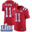 Nike New England Patriots #11 Drew Bledsoe Red Alternate Super Bowl LIII Bound Mens Stitched NFL Vapor Untouchable Limited Jersey