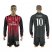 AC Milan #10 Honda Home Long Sleeves Soccer Club Jersey