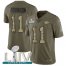 Nike Kansas City Chiefs #11 Demarcus Robinson Olive/Camo Super Bowl LIV 2020 Youth Stitched NFL Limited 2017 Salute To Service Jersey