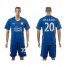 Leicester City #20 Okazaki Home Soccer Club Jersey