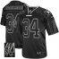 Nike Las Vegas Raiders #34 Bo Jackson Lights Out Black Mens Stitched NFL Elite Autographed Jersey